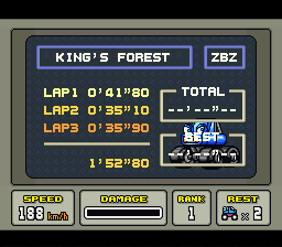 Stunt Race FX screenshot 5 for Super Nintendo